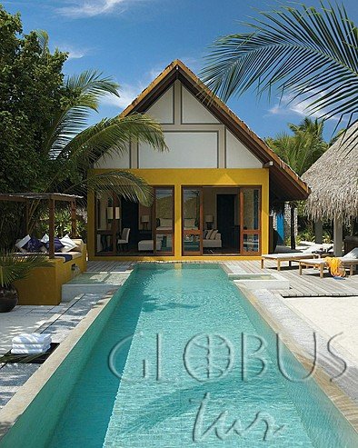 Four Seasons Resort Maldives at Landaa Giraavaru. Beach villa with pool